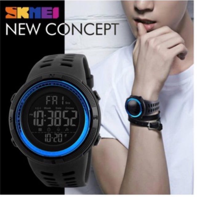 ภาพสินค้าSKMEI 1251 นาฬิกาข้อมือดิจิตอล แท้ 100% พร้อมกล่องใบครบเซ็ต สไตล์สปอร์ต (มีไซส์ชาย/หญิง) จากร้าน classybkk บน Shopee ภาพที่ 7
