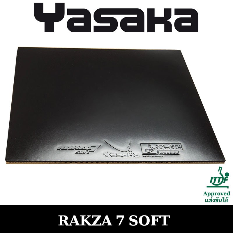 ภาพหน้าปกสินค้ายางปิงปองยี่ห้อ YASAKA รุ่น RAKZA 7 SOFT จากร้าน pingponginter_vipha บน Shopee