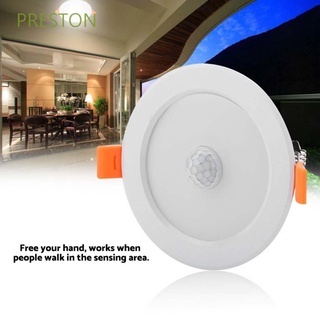 ภาพขนาดย่อของภาพหน้าปกสินค้าPreston 5W 9W Night Light โคมไฟเพดาน Led ดาวน์ไลท์ Pir โมชั่นเซนเซอร์ 220V โคมไฟเพดานห้องครัว จากร้าน preston.th บน Shopee