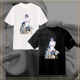 เสื้อยืดคอกลมเสื้อยืด-LISA LALISA ลิซ่า BlackpinkS-4XL