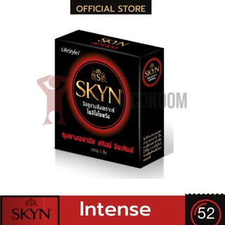 ภาพหน้าปกสินค้าSkyn Intense Feel Condoms 52 mm +/-2 มม เเบบมีปุ่มหนา 1 กล่อง มี 3 ชิ้น ที่เกี่ยวข้อง
