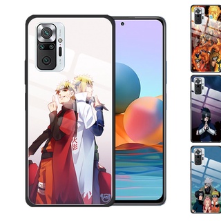 Xiaomi Redmi Note 10 5G 10S Pro 9S Redmi 9A 9 8 9T Naruto Sasuke Tempered Glass Cover Anti-Scratch Phone Case