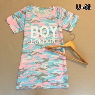 💓เดรสลายทหาร รุ่น Boy London