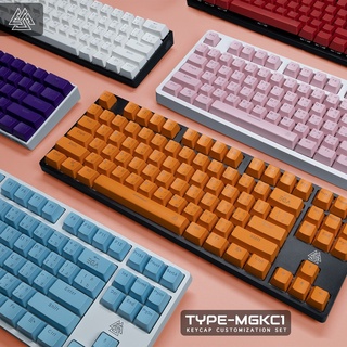 EGA TYPE MGKC1 Keycaps คีย์แคปแป้นไทย / แป้นอังกฤษ วัสดุ ABS มี 106 ปุ่ม ไฟทะลุทุกตัว ใส่กับคีย์บอร์ดแมคคานิคอลได้