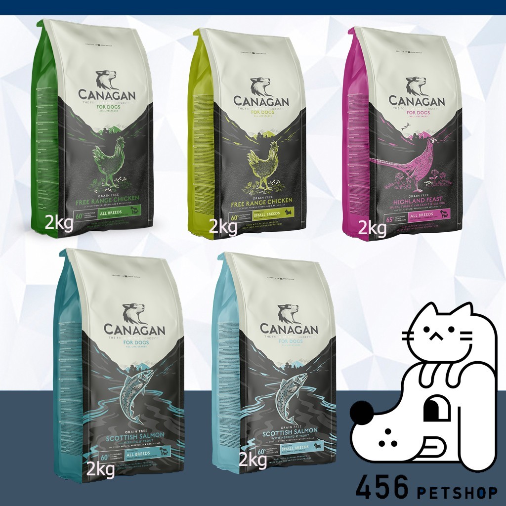 Canagan Dog 2kg. มี 5 สูตร อาหารเม็ดสุนัข คานาแกน | Shopee Thailand