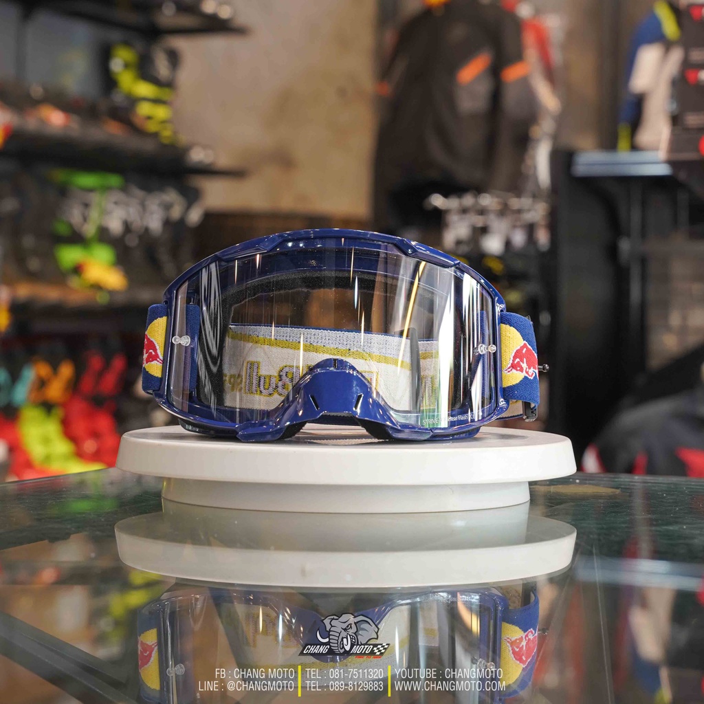 แว่นวิบาก Red Bull SPECT รุ่น Blue / Lens , Clear Flash ( สำหรับคนใส่ ...