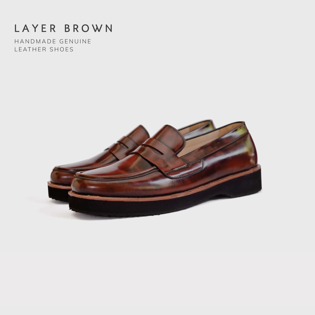 ภาพหน้าปกสินค้าKEEPROAD Loafers รุ่น Layer Brown รองเท้าหนังแท้ ใส่ได้ทั้งผู้ชาย ผู้หญิง จากร้าน keeproad บน Shopee