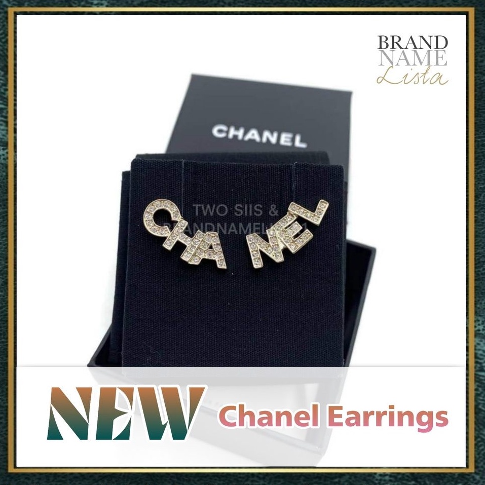 สอบถามก่อนกดซื้อ-แท้-new-chanel-earrings-อุปกรณ์-fullset-เว้นใบเสร็จ