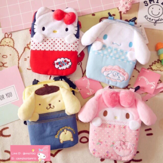 พร้อมส่ง-sanrio-hello-kitty-phone-crossbody-กระเป๋าใส่มือถือ