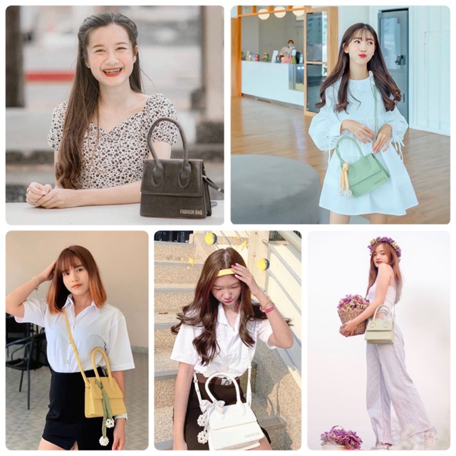กระเป๋ามินิ-พร้อมส่ง-จะสะพายข้างหรือถือเก๋ๆก็สวย