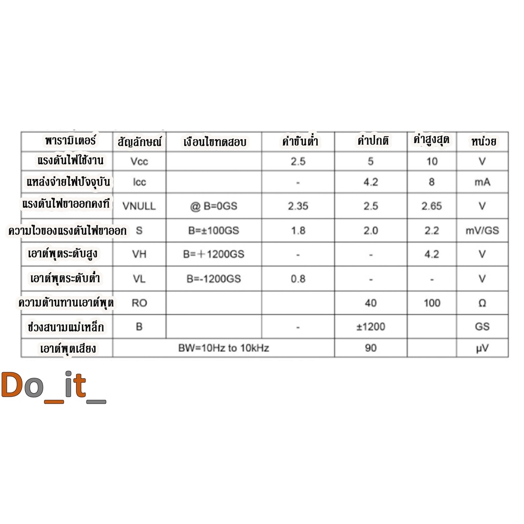 hall-sensor-49e-l20wb-เซ็นเซอร์สำหรับซ่อมจักรยานไฟฟ้า-ซ่อมสามล้อไฟฟ้า