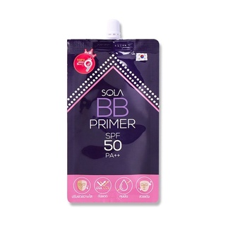 สินค้า (แท้) Sola BB Primer SPF 50 PA++ 7g โซลา บีบี ไพร์เมอร์ เอสพีเอฟ 50 พีเอ