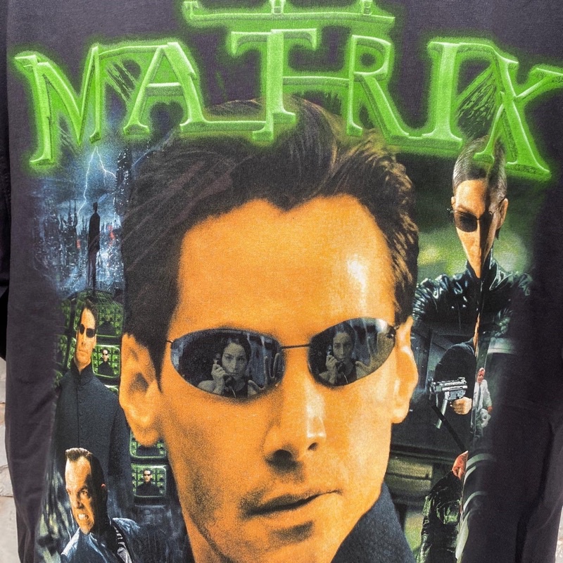 เสื้อยืดผ้าฝ้ายพิมพ์ลายขายดีเสื้อ-the-matrix-by-marino-morwood-สินค้านำเข้าจาก-uk