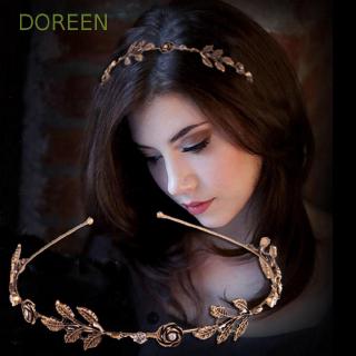 Doreen ที่คาดศีรษะ โลหะประดับพลอย เครื่องประดับผม