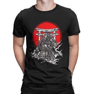 เสื้อยืดคอกลม แขนสั้น ผ้าฝ้าย พิมพ์ลาย Ghost Of Tsushima สไตล์วินเทจ คลาสสิก สําหรับผู้ชาย