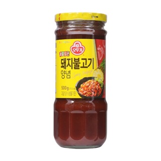 Ottogi bulgogi Sauce hot 500 g โอโตกิซอสบาร์บีคิวสไตล์เกาหลีสูตรเผ็ด 500กรัม