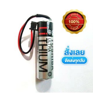 ส่ง จาก  กทม Toshiba ER6V/3.6V 2400mAh รุ่นเเจ็คดำเล็กแบตเตอรี่ลิเธียม PLC Industrial Battery พร้อมส่งออกบิลได ส่งทุกวัน