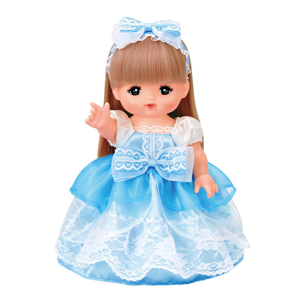 เมลจัง-mell-chan-ชุดเมลจัง-ชุดเจ้าหญิง-สีฟ้า-blue-ribbon-princess-dress-ลิขสิทธิ์แท้-พร้อมส่ง-ชุดตุ๊กตา-mellchan-เสื้อผ้าตุ๊กตา-ของเล่นเด็ก-ตุ๊กตาเด็ก-เลี้ยงน้อง-ป้อนนม-baby-girl-toy