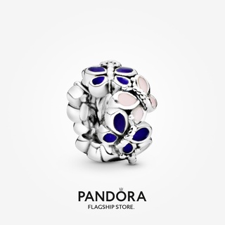 Pandora เครื่องรางสเปเซอร์ รูปผีเสื้อ ของขวัญวันเกิด สําหรับสุภาพสตรี p825