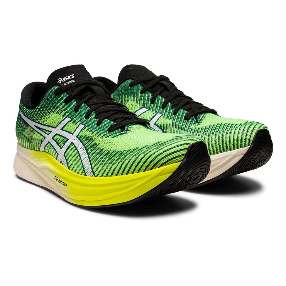 asics-magic-speed-2-men-safety-yellow-white-รองเท้าวิ่งทางเรียบ-รองเท้าวิ่งผู้ชาย