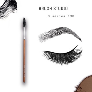 BRUSH STUDIO S Series 198 : Spoolie Brush แปรงแต่งทรงคิ้วและขนตา