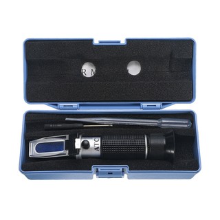 เครื่องทดสอบน้ําผึ้ง refractometer 58-90% brix 12-27% 38-43 baume 3 - in - 1