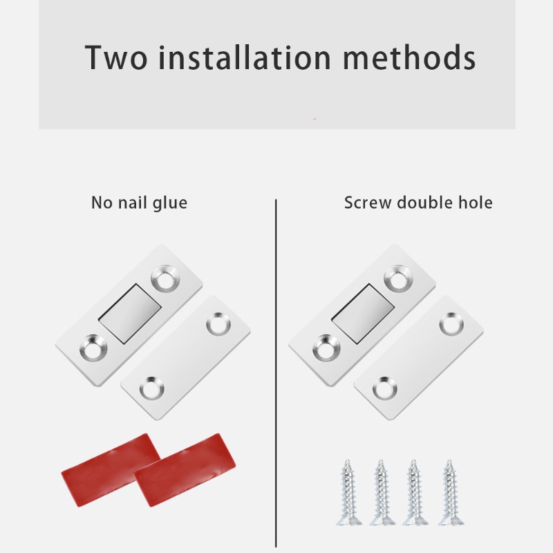 ที่จับประตูแม่เหล็ก-แบบมองไม่เห็น-ที่จับลิ้นชัก-แม่เหล็ก-สําหรับปิดประตูบานเลื่อน-ตู้-ตู้กับข้าว-พร้อมสกรูยึด