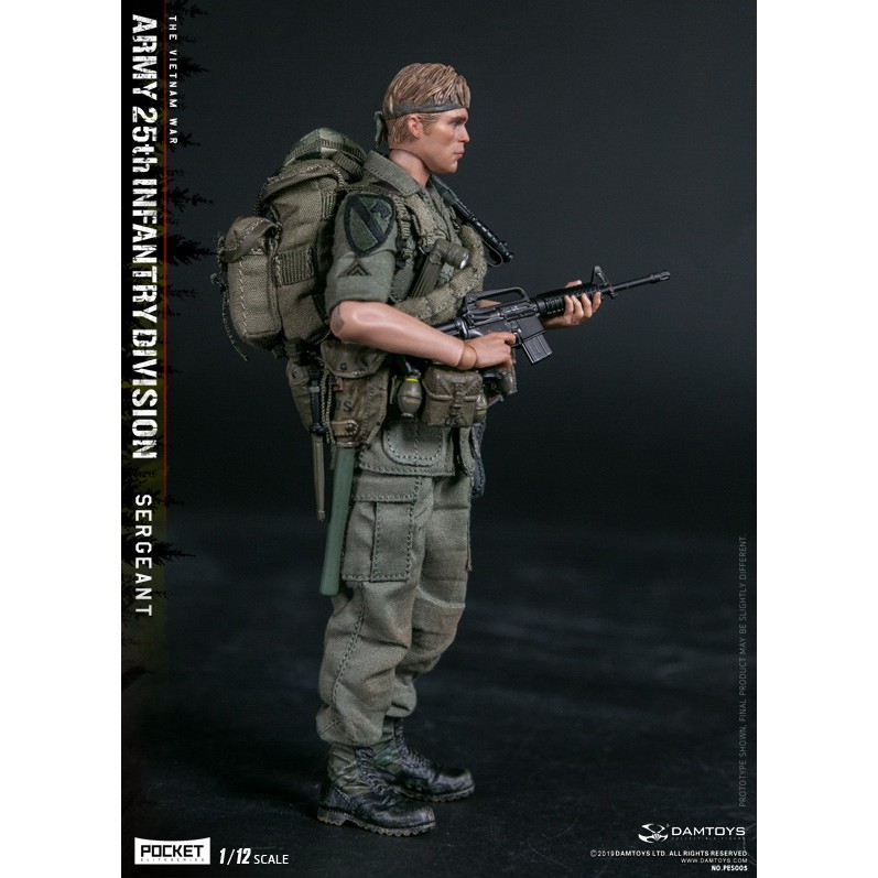 DAMTOYS : 1/12 POCKET ELITE SERIES : ARMY 25th Infantry Division