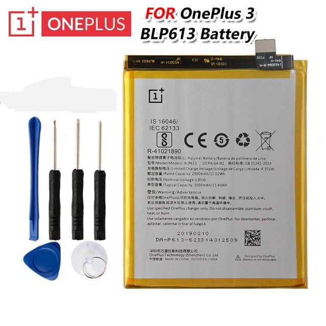 original-oneplus-3-แบตเตอรี่สำหรับ-oneplus-3-blp613-2900mah