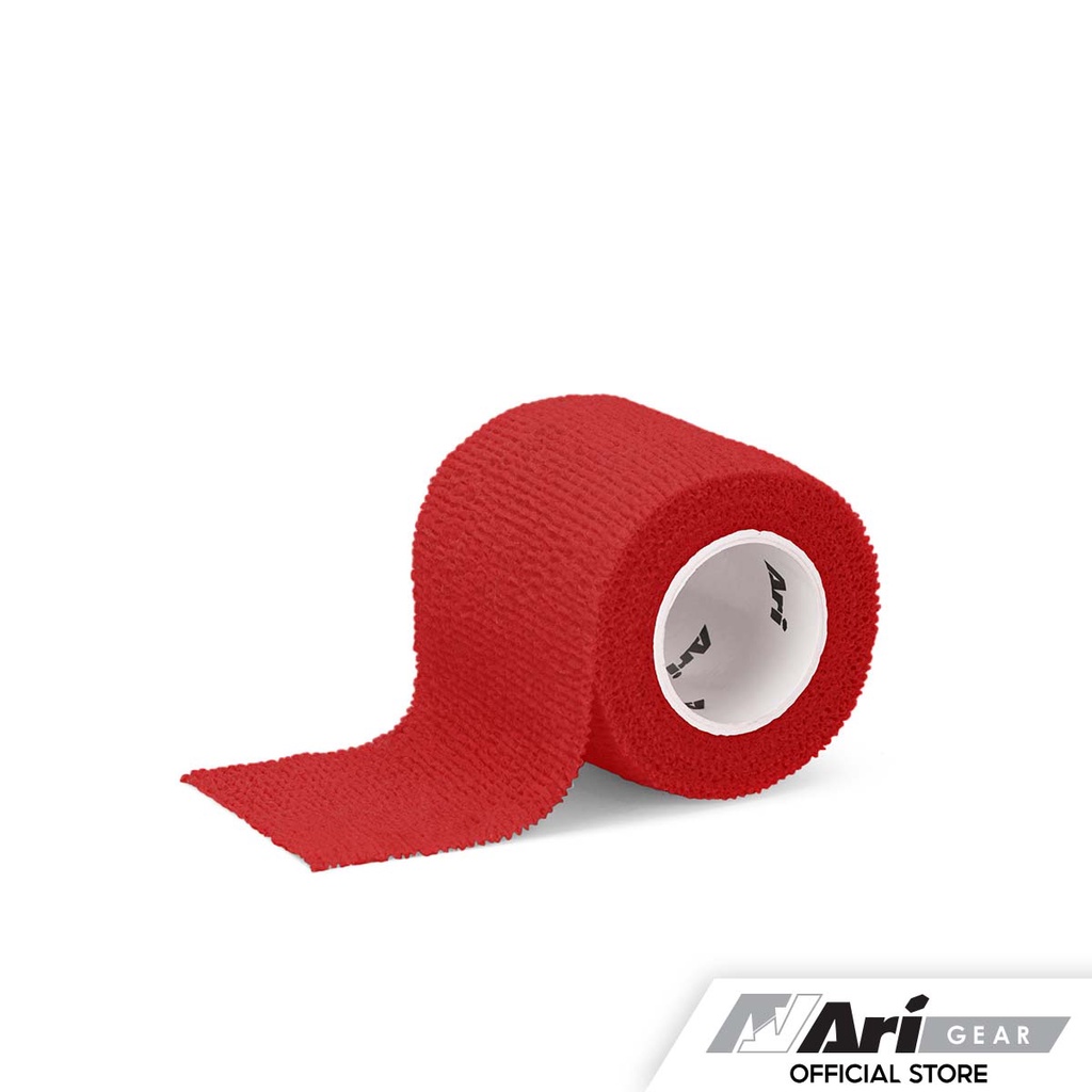ari-cohesive-sports-tape-red-เทปผ้าล็อค-อาริ-2-นิ้ว-สีแดง
