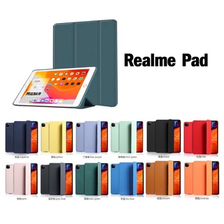 098.Smart Case เคสฝาพับ เคส realme pad 10.4 OPPO Pad air 10.36 Pad 2 มีที่ใส่ปากกา เนื้อซิลิโคนเกรดอย่างดี เคสกันกระแทก