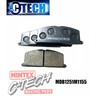 MINTEX C-Tech ผ้าเบรคเกรด Hi Performance ซี่รีย์ M1155 คู่หน้า TOYOTA Corolla AE80, EE80, EE90, AE92, EE100, 101, AE110,