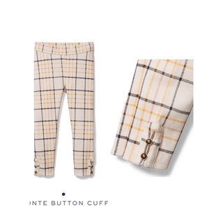 Janie and Jack "Ponte Button Cuff Pant"