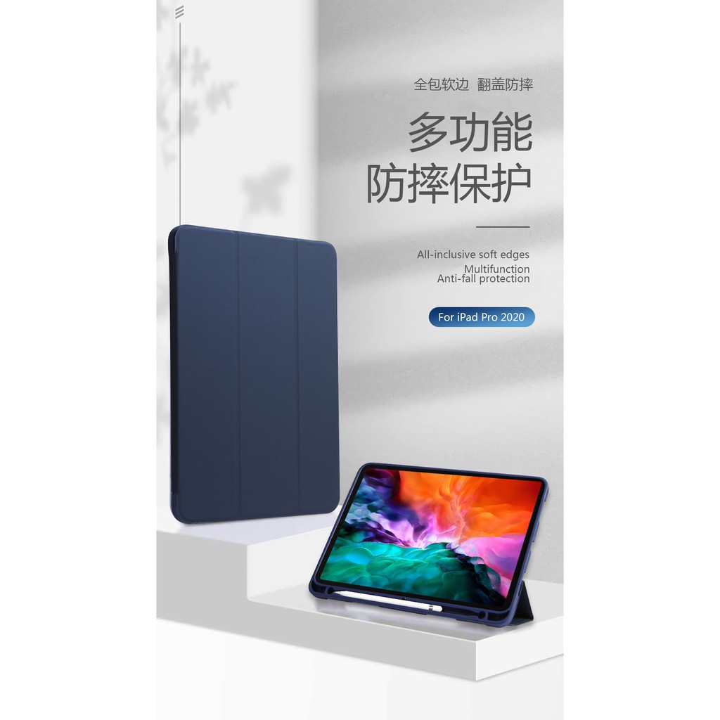 ภาพสินค้าเคสไอแพด iPad Case มีที่วางปากกา สำหรับรุ่น Ipad pro11 (2020)  Ipad5/6 Air1/Air2 9.7  Ipad Pro 10.5 Air3 Ipad Pro12.9 จากร้าน banthx544 บน Shopee ภาพที่ 8