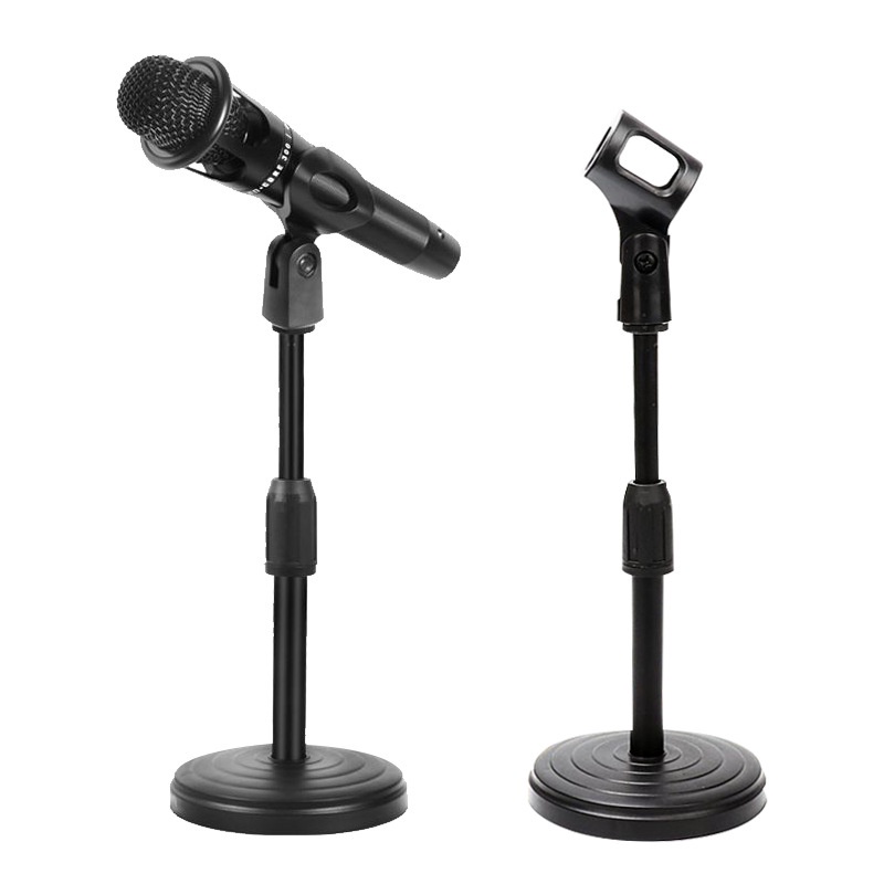 ภาพหน้าปกสินค้าMicrophone Stands ขาตั้งไมโครโฟน ปรับระดับได้ ขาไมค์ตั้งโต๊ะ