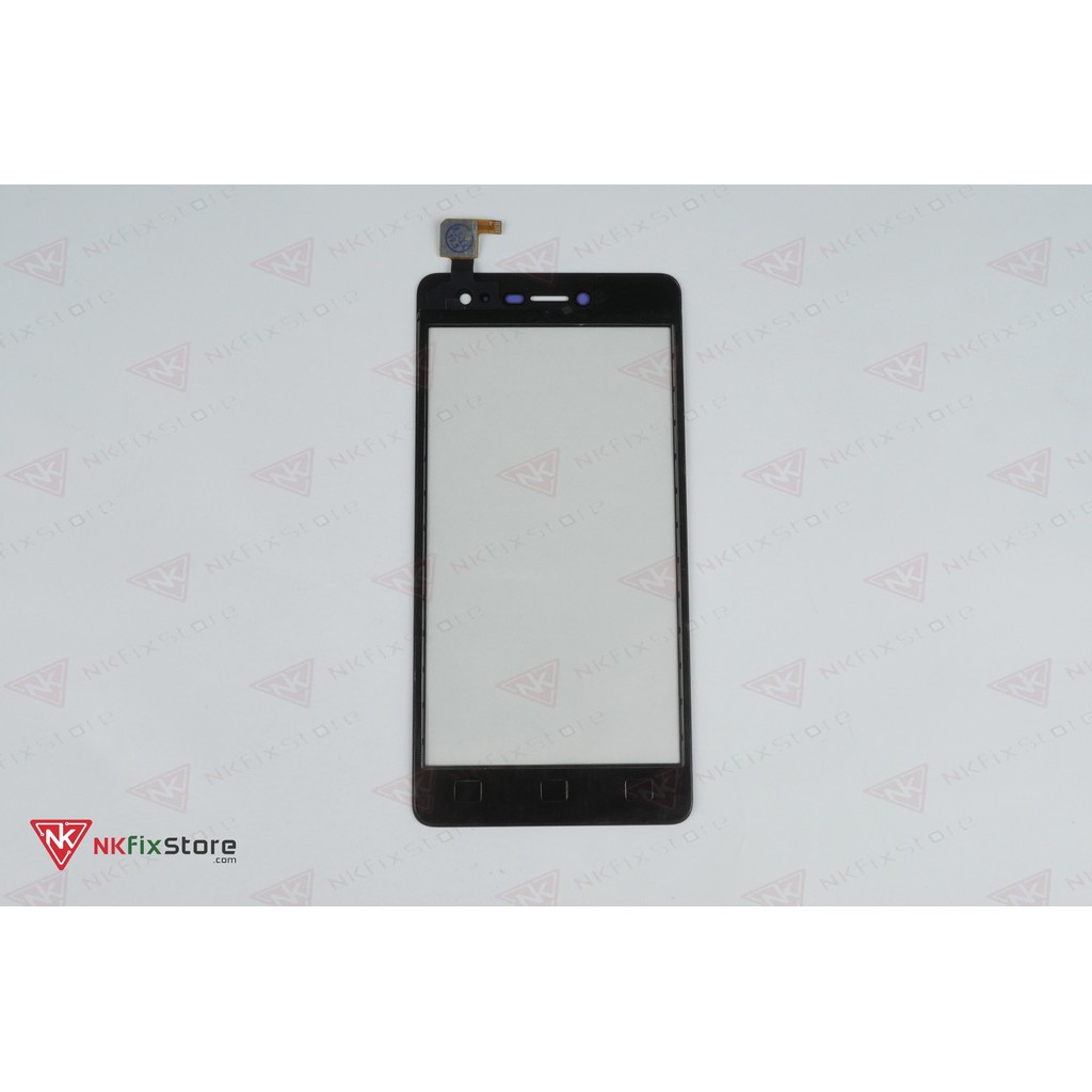Vitre Tactile Pour Wiko Jerry2 - Doré/Noir - Sans LCD - NEUF Sous Emballage