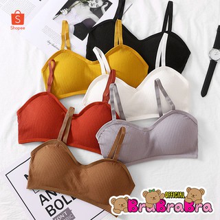 ภาพหน้าปกสินค้า🧸💦𝑩𝒓𝒂𝑩𝒓𝒂𝑩𝒓𝒂⛱️🧸  #bra-079 บราผ้าร่อง ฟองน้ำถอดได้ ซึ่งคุณอาจชอบราคาและรีวิวของสินค้านี้