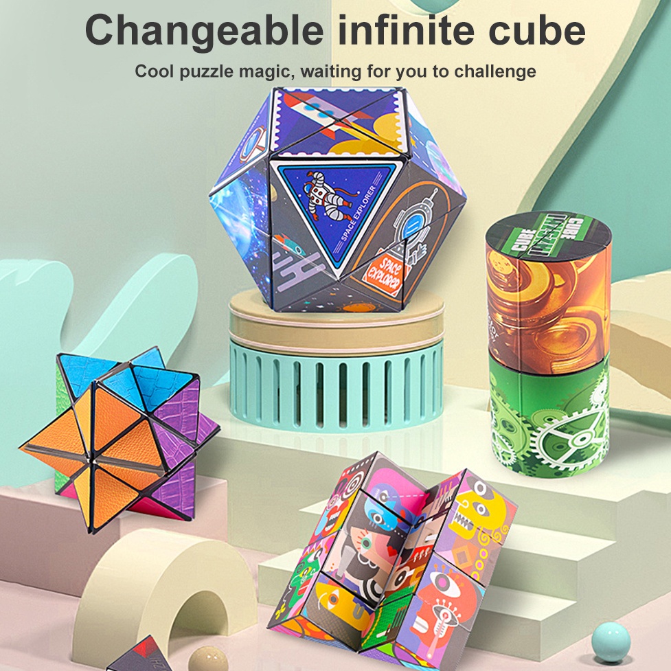 ใหม่ล่าสุดหลากหลายเปลี่ยนแม่เหล็กเมจิก-cube-ต่อต้านความเครียด3d-มือพลิกปริศนา-cube-เด็กบีบอัดของเล่นของขวัญ-flowerdance