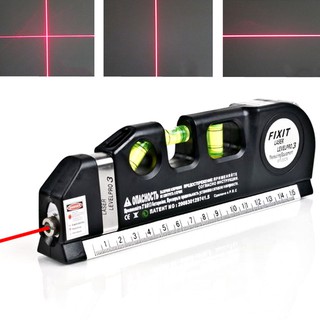 ตลับเมตร Multifunctional Laser Tools Line Measuring Leveler Straight Rulers Level