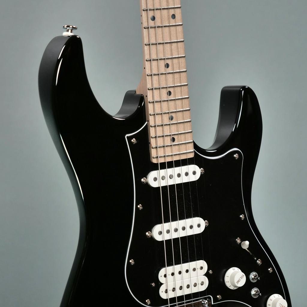 กีต้าร์ไฟฟ้า-fujigen-eos-al-m-bk-alder-body-maple-neck-electric-guitar