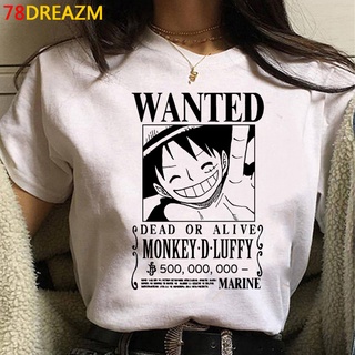 เสื้อยืดวินเทจเสื้อยืดลําลอง แขนสั้น พิมพ์ลาย Luffy Zoro One Piece สไตล์ญี่ปุ่น วินเทจ แฟชั่นฤดูร้อน สําหรับผู้ชาย คู่รั