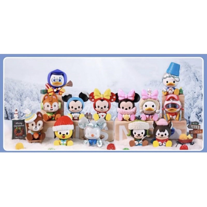 พร้อมส่งยกกล่อง-แยกกล่อง-pop-mart-mickey-and-friends-winter-ยังไม่แกะ-ของแท้-100