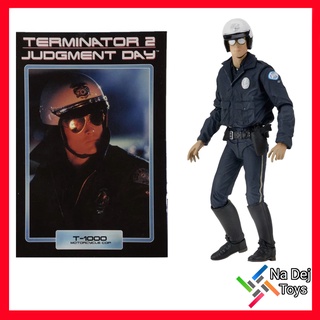 Neca Terminator 2 Judgement Day T-1000 Motorcycle Cop 7" Figure คนเหล็ก 2 ที-1000 (หมวก) ขนาด 7 นิ้ว ฟิกเกอร์