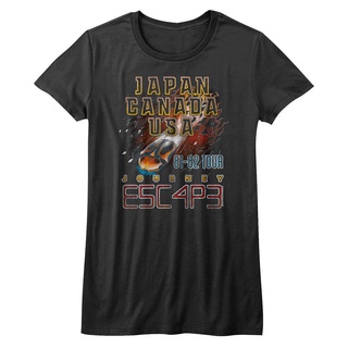 เสื้อยืดโอเวอร์ไซส์เสื้อยืด พิมพ์ลาย Journey Escape Tour 1981S-3XL