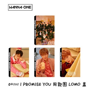 การ์ดโฟโต้การ์ด Kpop Wanna One 0 + 1x1 I Promise You
