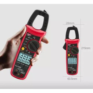 คลิปแอมป์ UNI-T UT204+ 600A/AC 600A/DC  คลิปแอมป์ แคล้มป์มิเตอร์ มิเตอร์วัดไฟดิจิตอล UNI-T UT204+ Mini Dig