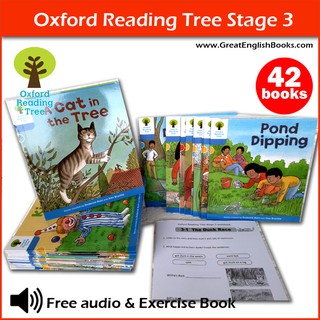 *พร้อมส่ง* ใหม่ล่าสุด Oxford Reading Tree stage 3 จำนวน 42 Books + Exercise Book + Free audio