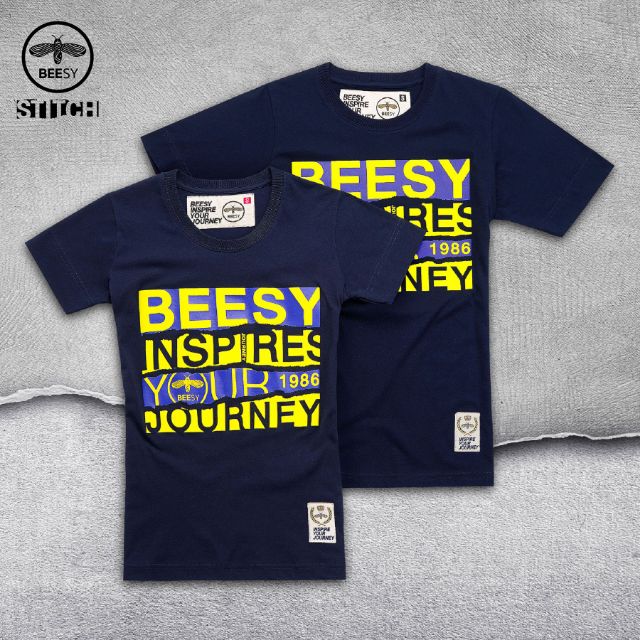 beesy-เสื้อยืด-รุ่น-stitch-สีกรม