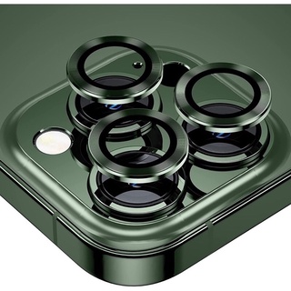 (ใหม่ !! สีเขียว) วงแหวน กระจกกันรอย เลนส์กล้อง สำหรับ iPhone 13 / 13 Pro / 13 Pro Max / 13 mini