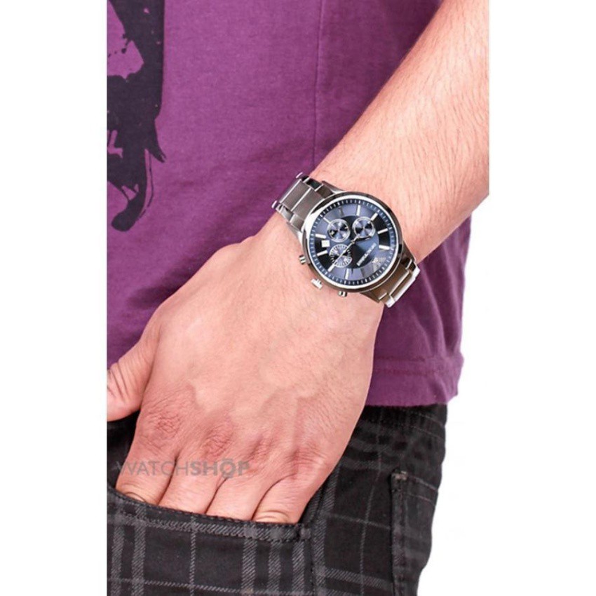emporio-armani-classic-นาฬิกาข้อมือผู้ชาย-silver-blue-สายสแตนเลสรุ่น-ar2448